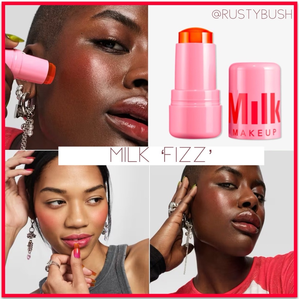 Milk ‘Fizz’ Cooling Water Jelly Tint Lip + Cheek Blush Stain